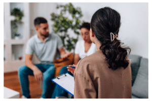 Couples counseling session in Leesburg, VA