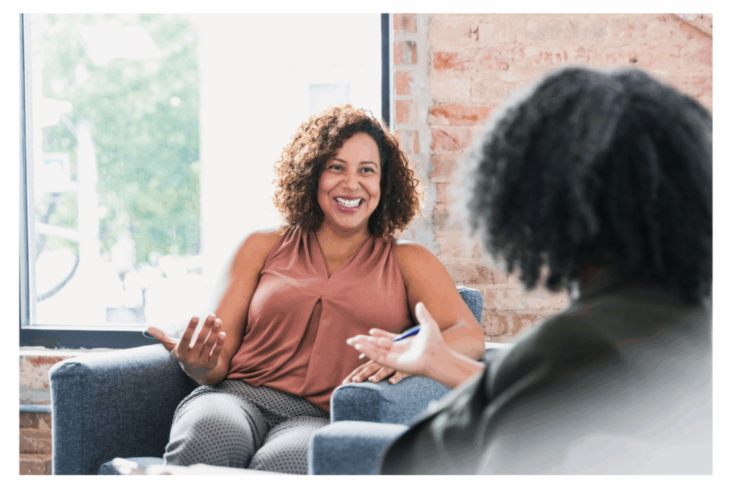 Women talking about mental health counseling in leesburg, va.