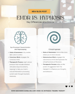 Comparing EMDR vs Hypnosis