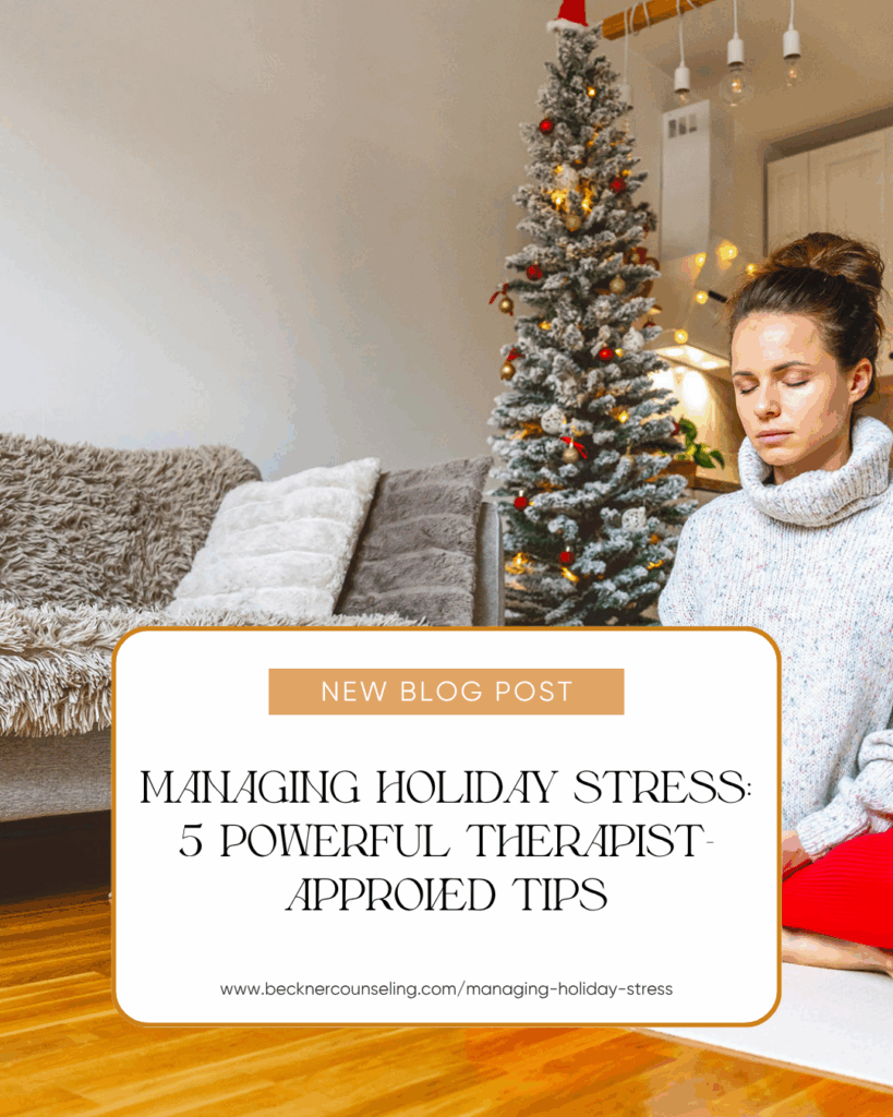 Managing holiday stress this holiday season is important.