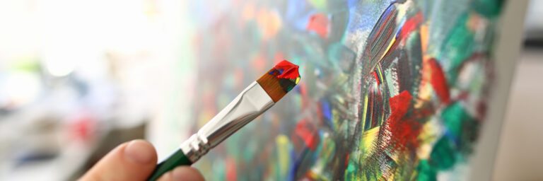 Creative expression used during art therapy for anxiety and trauma